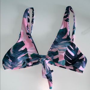 front tie bikini top